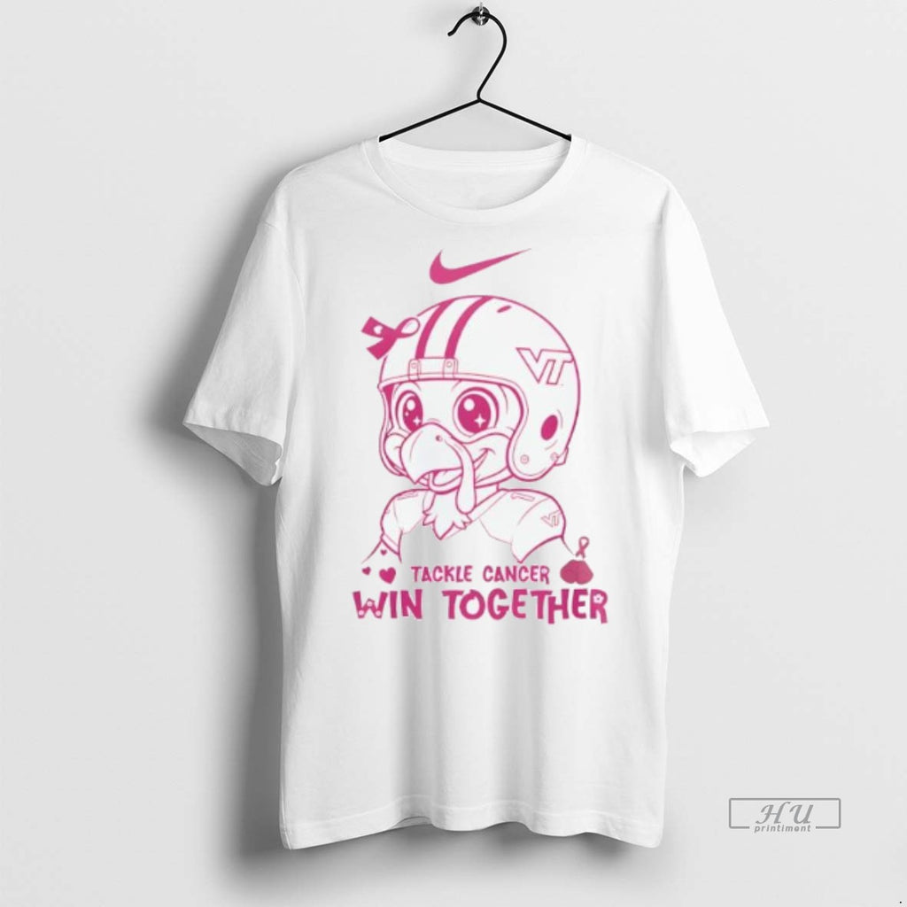 Officials Trending Virginia Tech Hokies Tackle Cancer Win Together In October We Wear Pink Logo