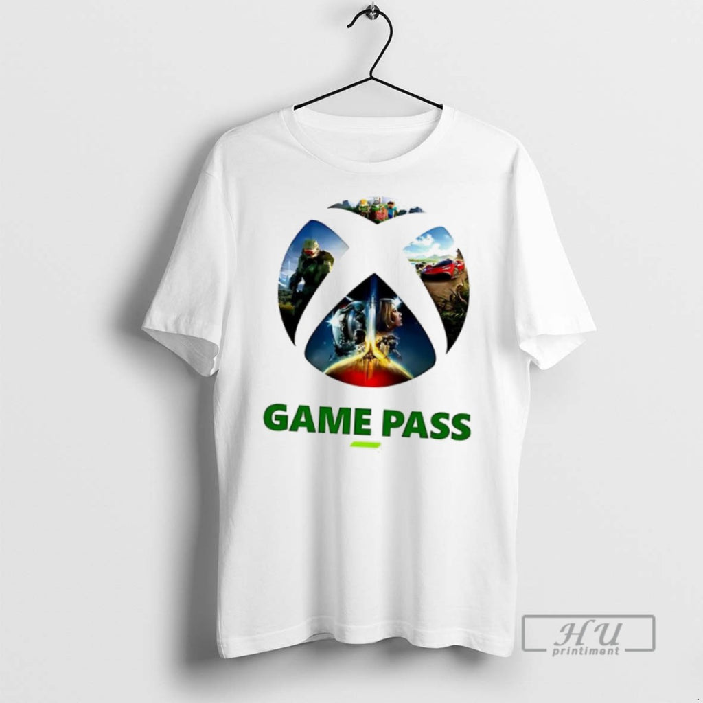 Officials Trending Xbox Game Pass Logo T Shirt