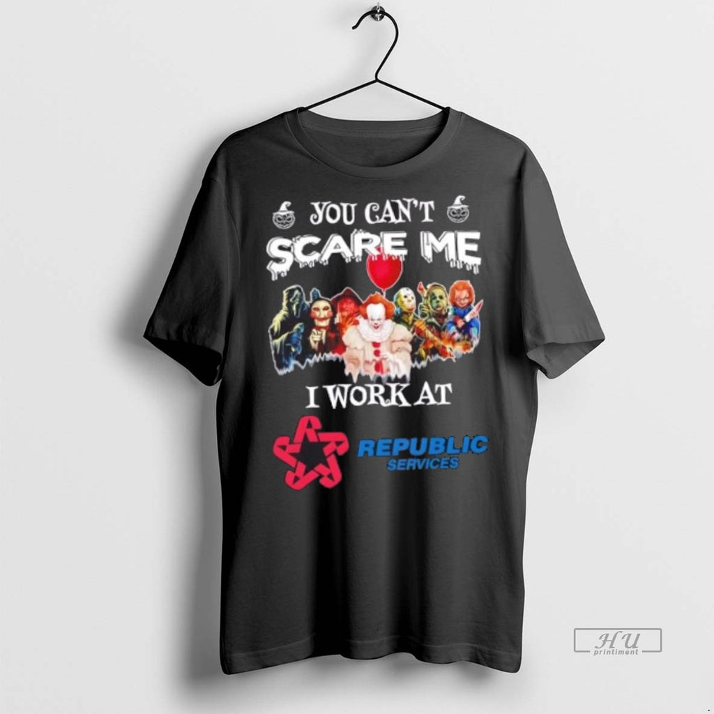 Officials Trending You Cant Scare Me I Work At Republic Services X Horror Movies Halloween