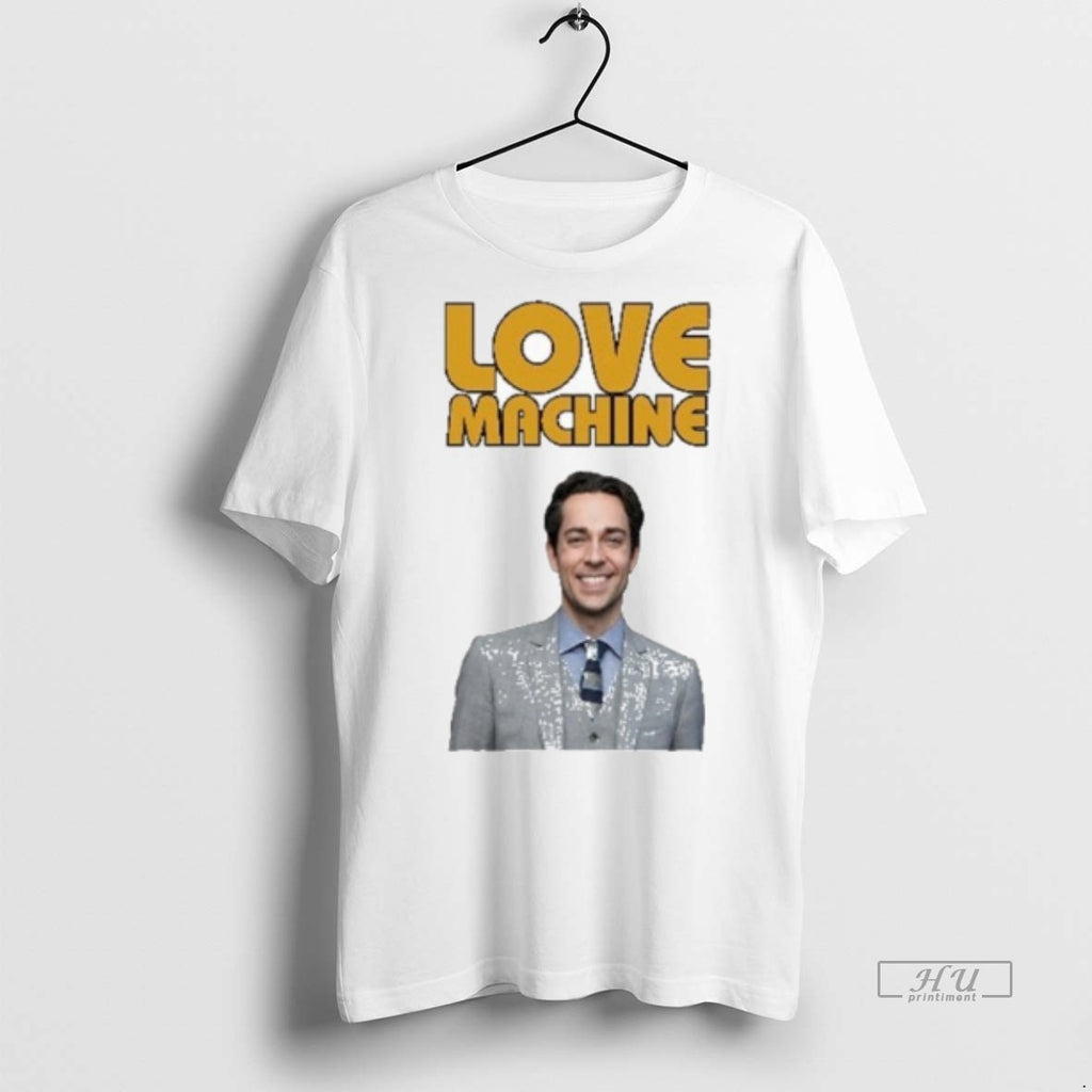 Officials Trending Zachary Levi Love Machine Raglan T Shirt Sweater
