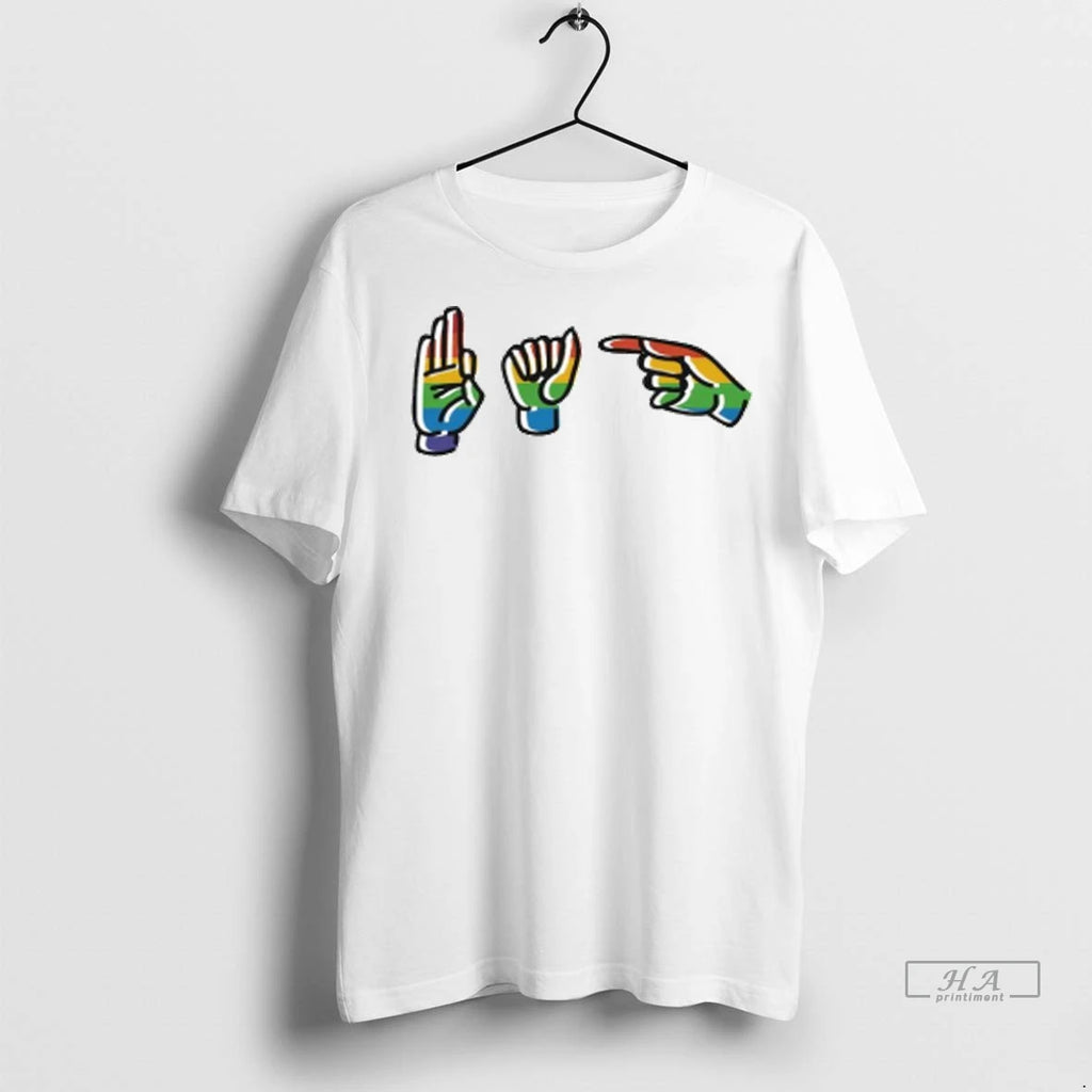 Officials Trendy Asl Fag Lgbt Flag Ornaments Shirt Sweater