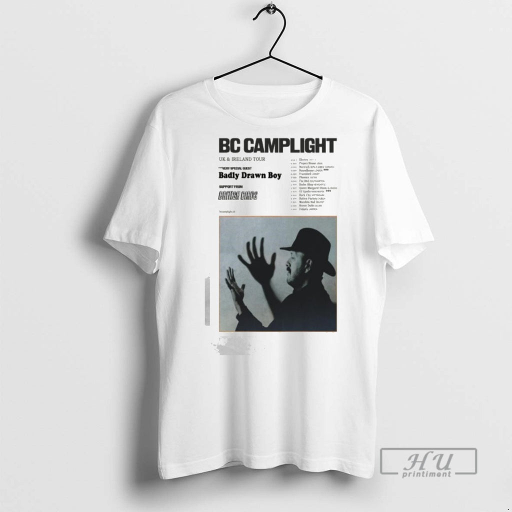 Officials Trendy Bc Camplight Uk Ireland Tour 2025 T Shirts