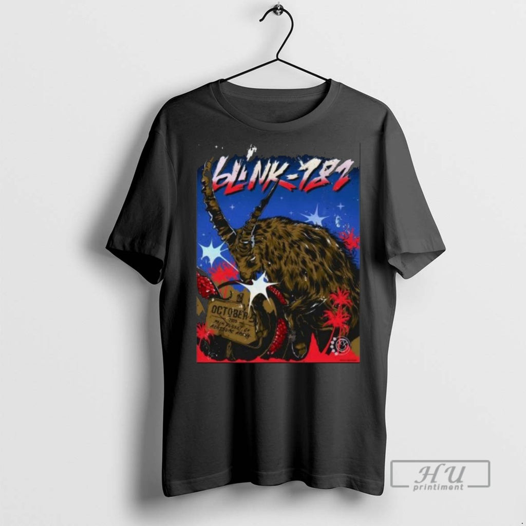 Officials Trendy Blink 182 October 5 2025 Palm Desert Ca Long Sleve T Shirts