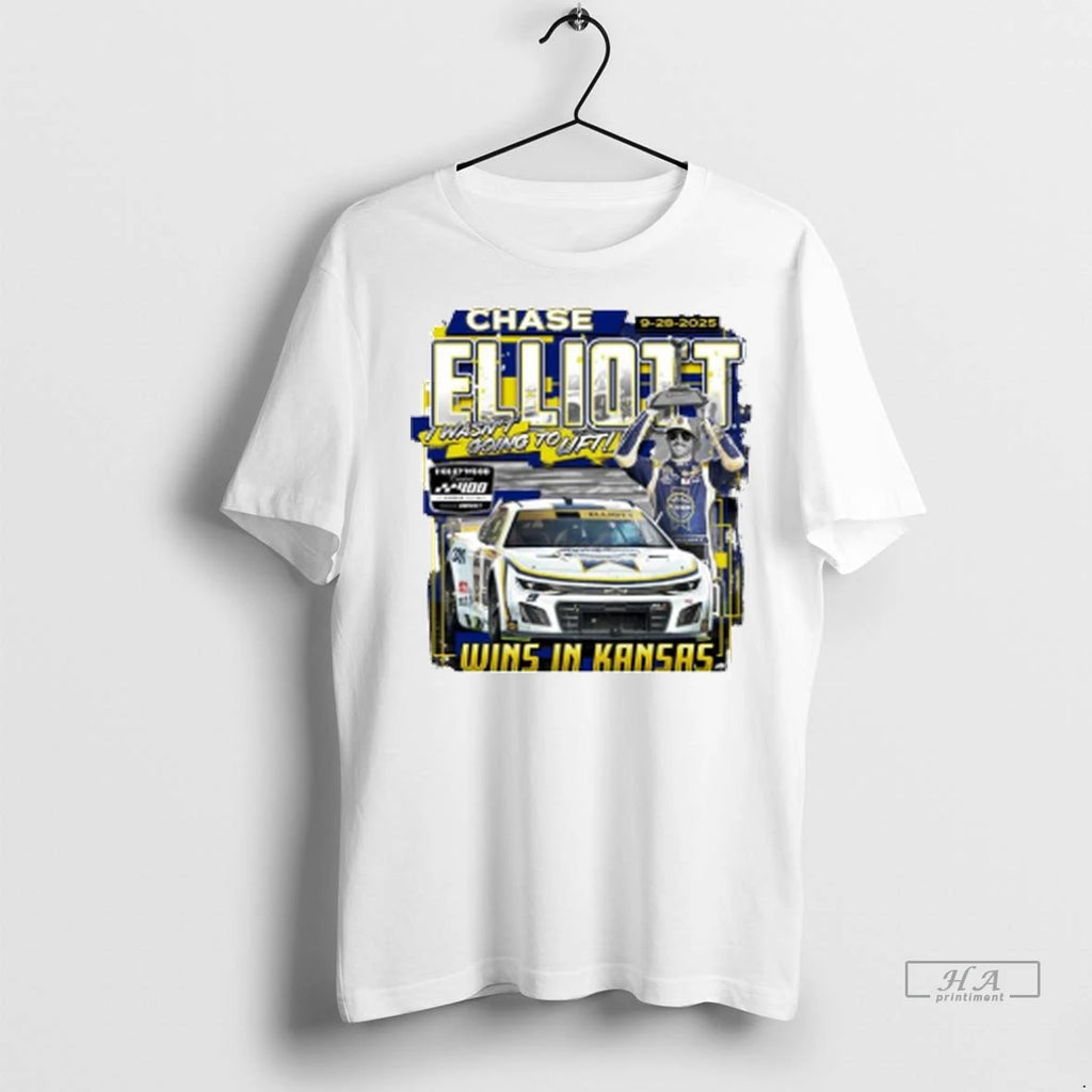 Officials Trendy Chase Elliott Checkered Flag Sports 2025 Hollywood Casino 400 Race Winner Ornaments