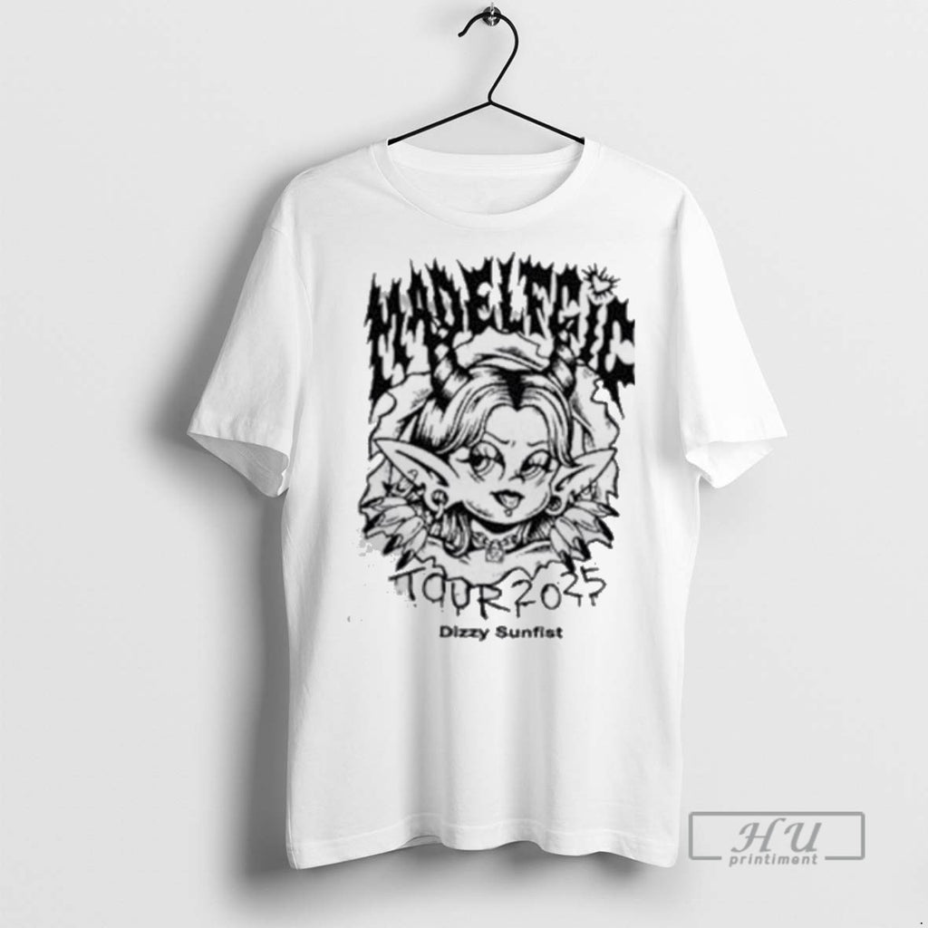 Officials Trendy Dizzy Sunfist Mad Elf Gig Tour 2025 T Shirts