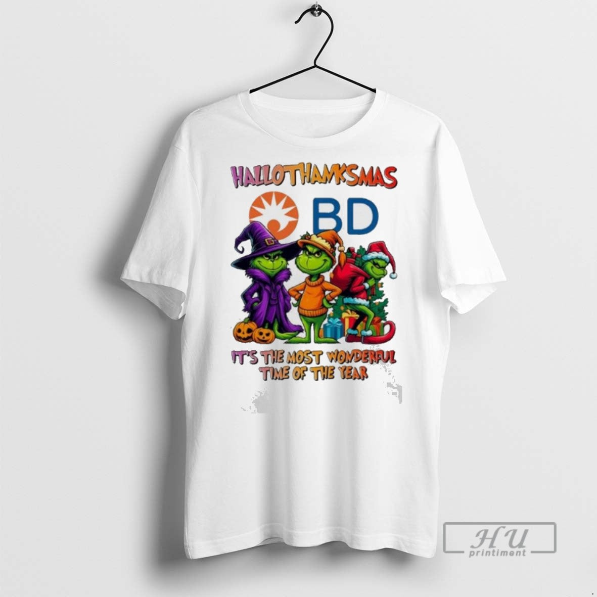 Officials Trendy Grinch X Bd Its The Most Wonderful Time Of The Year Happy Hallothanksmas