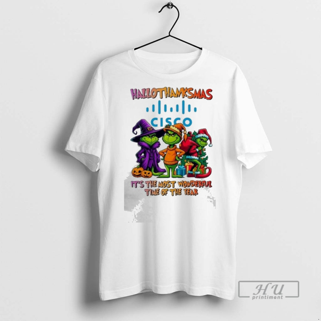 Officials Trendy Grinch X Cisco Its The Most Wonderful Time Of The Year Happy Hallothanksmas