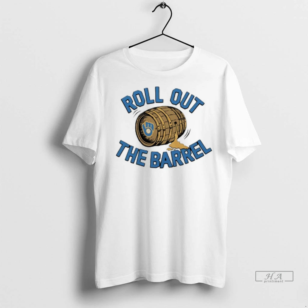 Officials Trendy Milwaukee Brewers Roll Out The Barrel Shirt Sweater