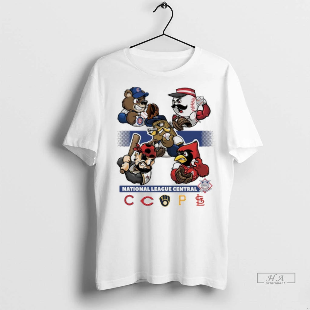Officials Trendy National League Central 2025 Mlb Postseason Mascot Shirt Sweater