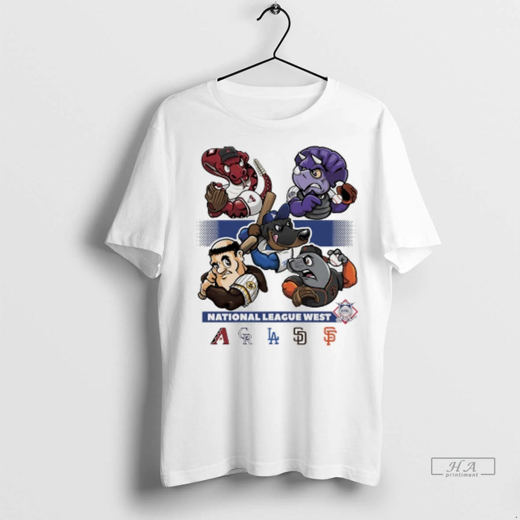 Officials Trendy National League West 2025 Mlb Postseason Mascot Shirt Sweater