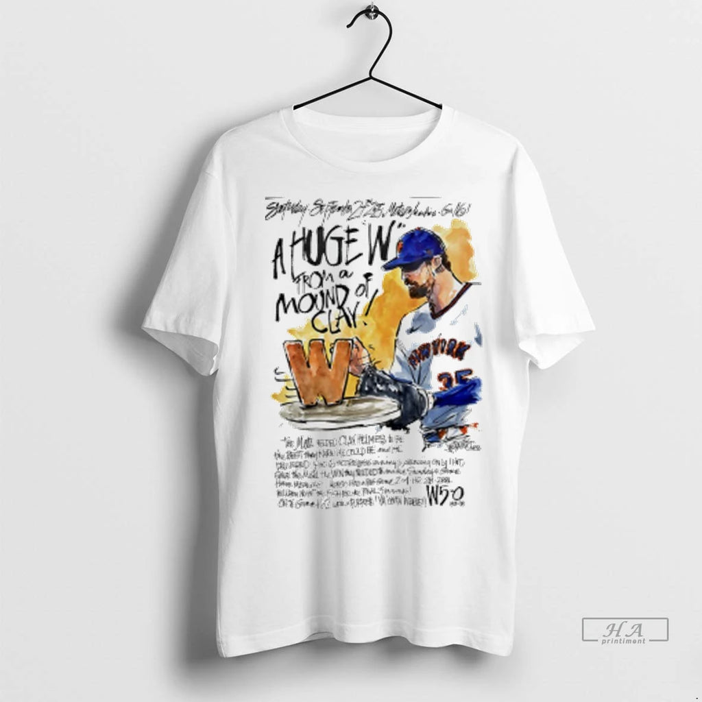 Officials Trendy New York Mets Clay Holmes A Huge W From A Mound Of Clay