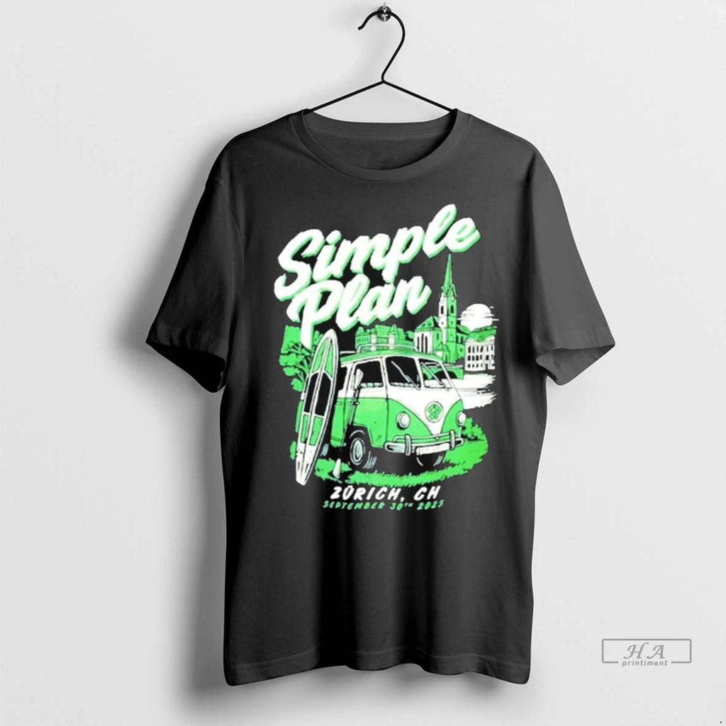 Officials Trendy Simple Plan Zurich Ch September 30 2025 Shirt Sweater