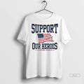 Officials Trendy Tunnel To Towers Foundation Support Our Heroes Barstool Sports Usa Flag Ladies