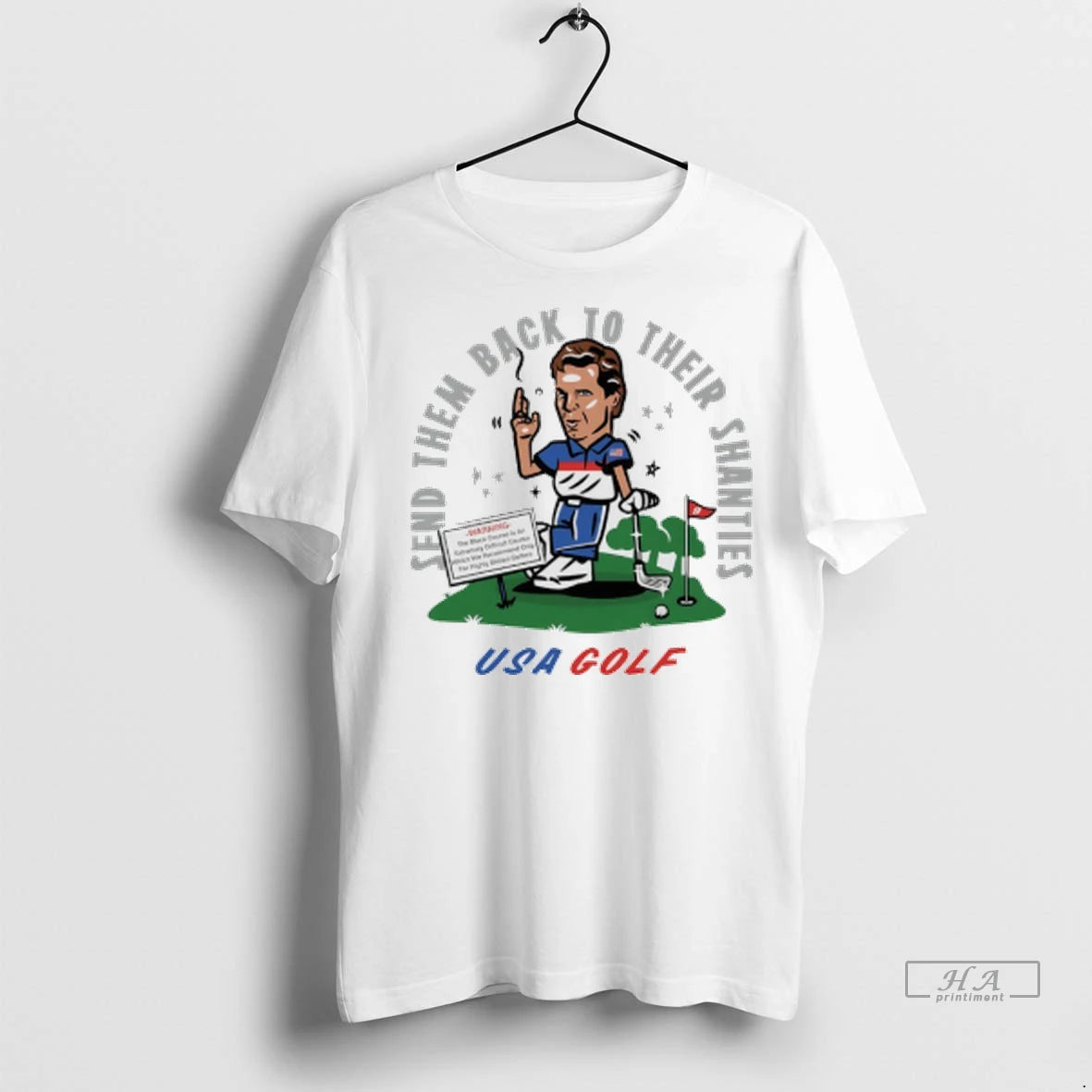 Officials Trendy Usa Golf Send Them Back To Their Shanties Shirt Sweater