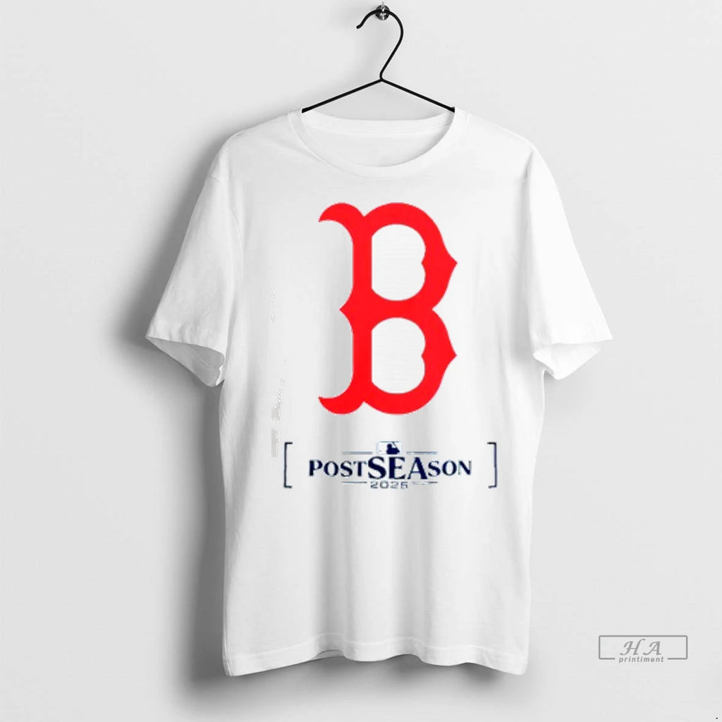 Officials Trendy Boston Red Sox 2025 Mlb Postseason Logo T Shirt 7phojb Shirt Sweater