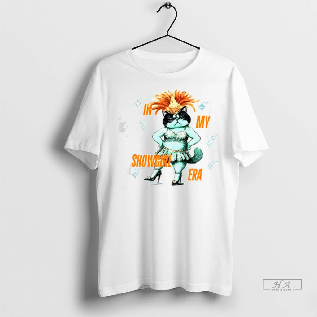 Officials Trendy Cat Oliva In My Showgirl Era T Shirt K4gdvt Shirt Sweater
