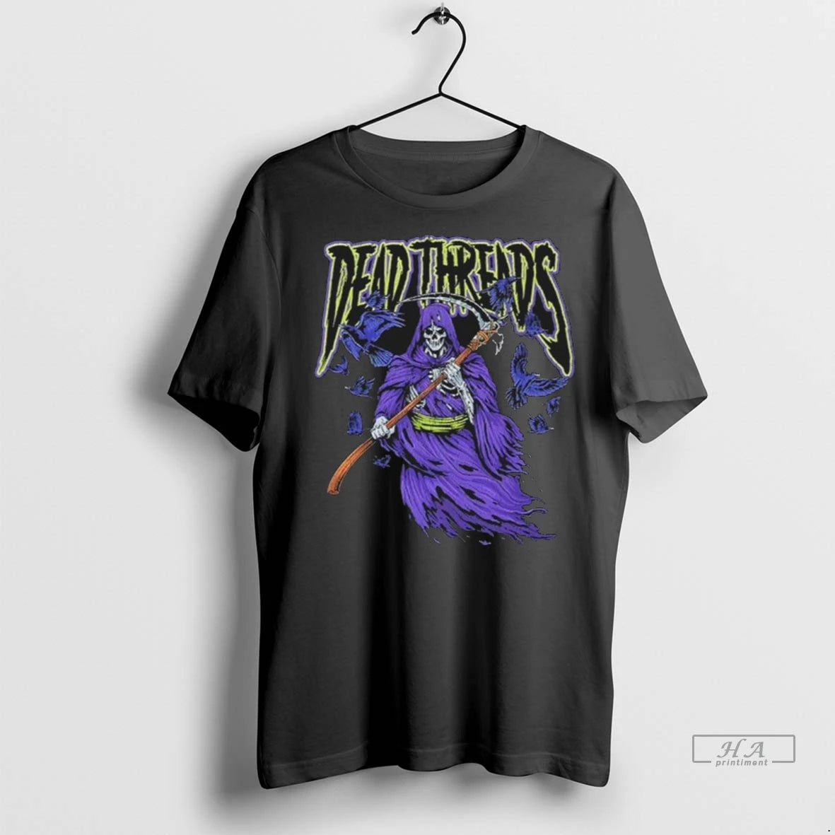 Officials Trendy Dead Threads The Reaper Halloween Shirt Sweater