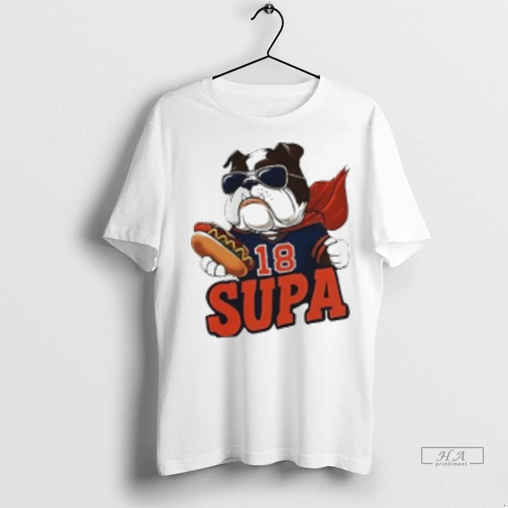 Officials Trendy Supa The Bulldog Chicago Football Women Shirt Sweater