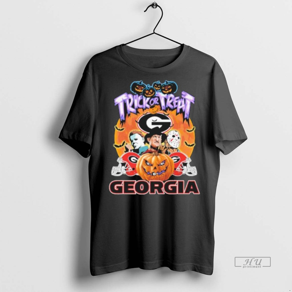 Officials Trick Or Treat Halloween X Georgia Bulldogs Tee Shirt Sweater