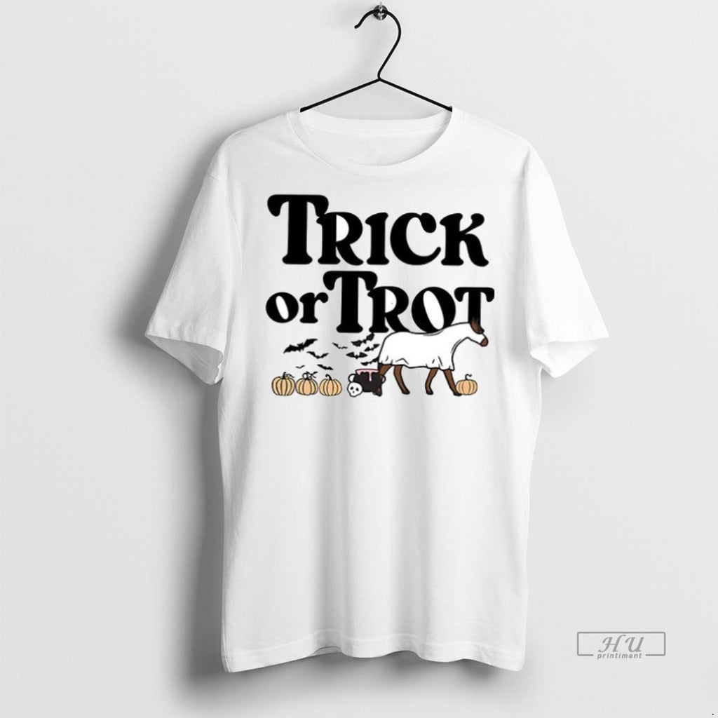 Officials Trick Or Trot Halloween Ceramic Ceramic And Classic Dad Cap Tee Shirt Sweater