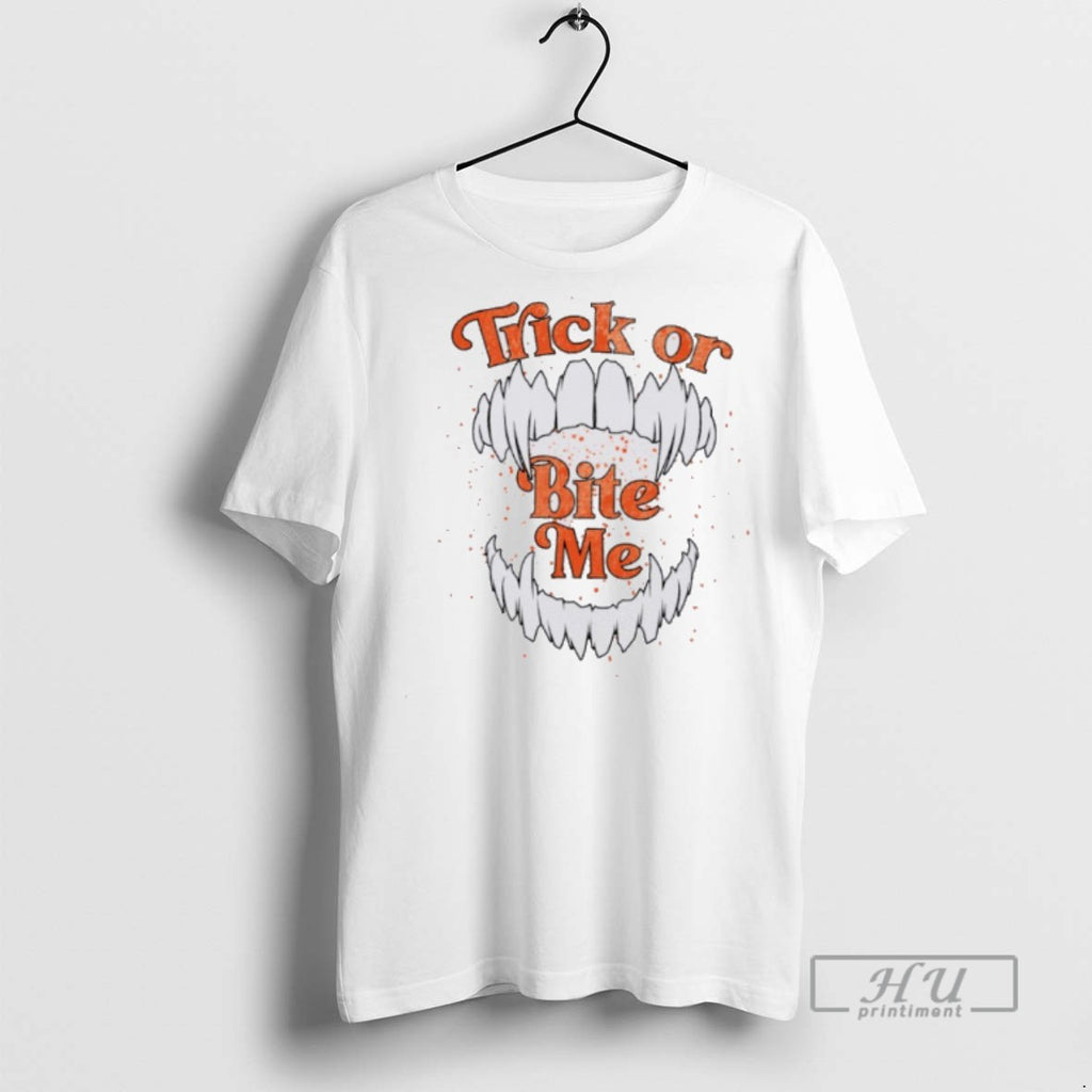Officials Trick Or Bite Me Halloween T Shirts