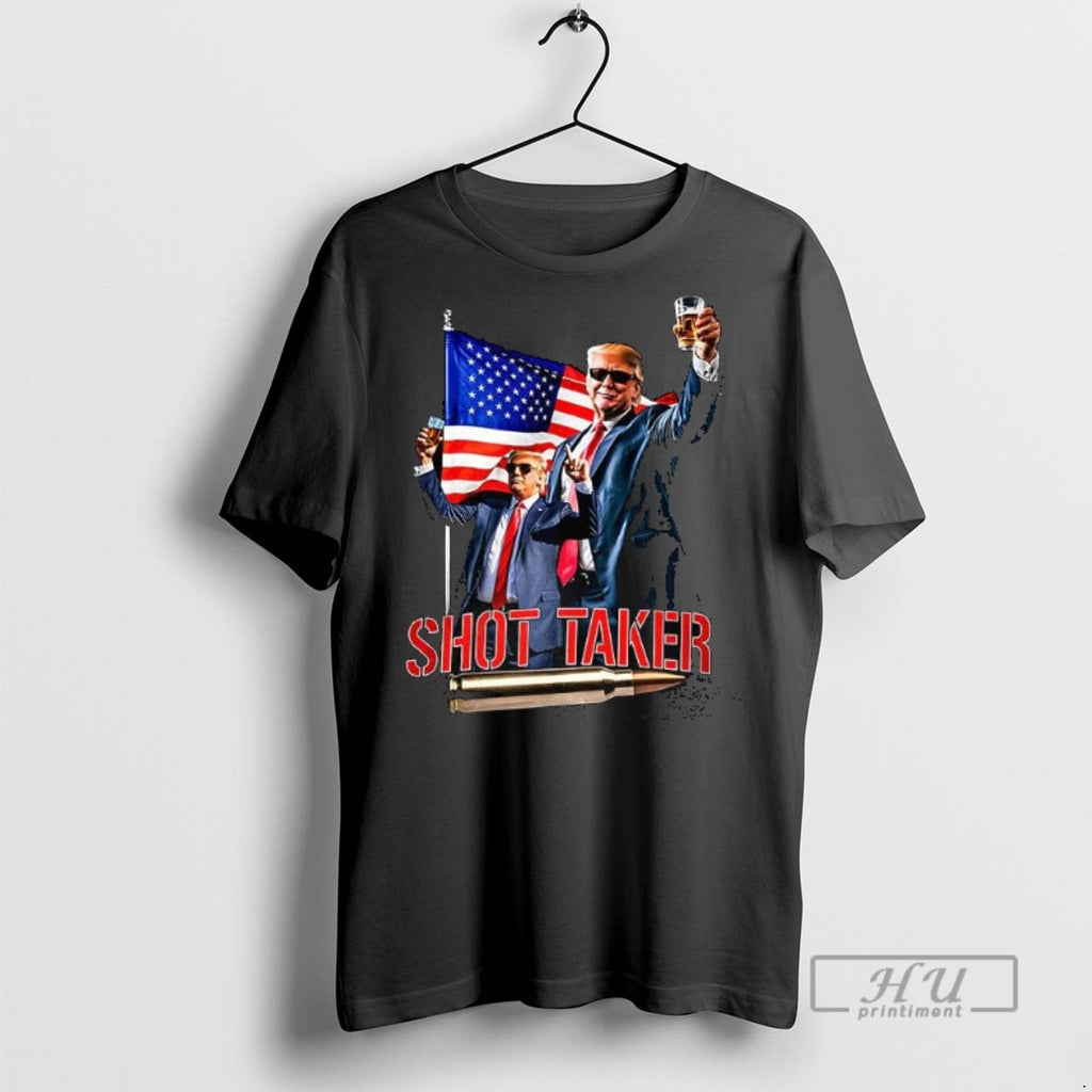 Officials Trump Shot Taker Patriotic T Shirt