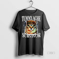 Officials Tummy Ache Survivor Cat Meme Tee Sweater