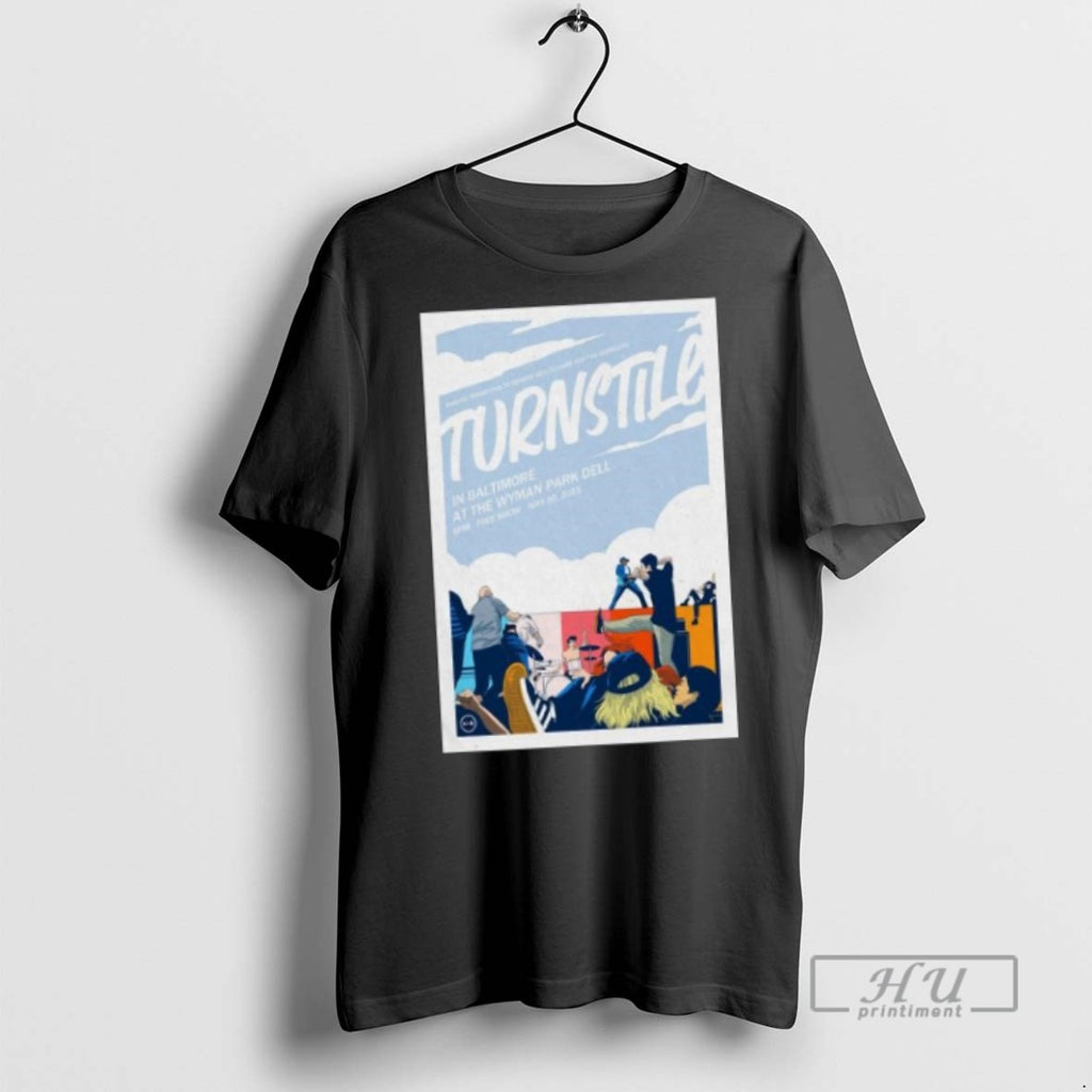 Officials Turnstile May 10 2025 Wyman Park Dell Baltimore Maryland Long Sleve T Shirt