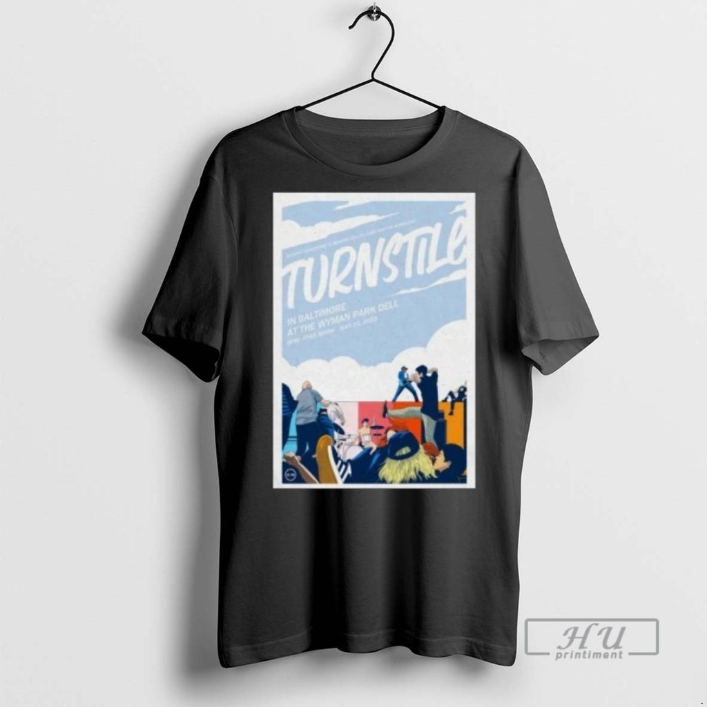 Officials Turnstile May 10 2025 Wyman Park Dell Baltimore Maryland Tee Shirt