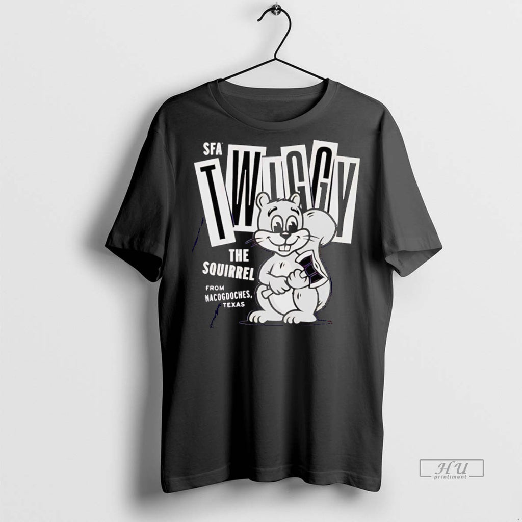 Officials Twiggy The Campus Squirrel Tee Shirt Sweater