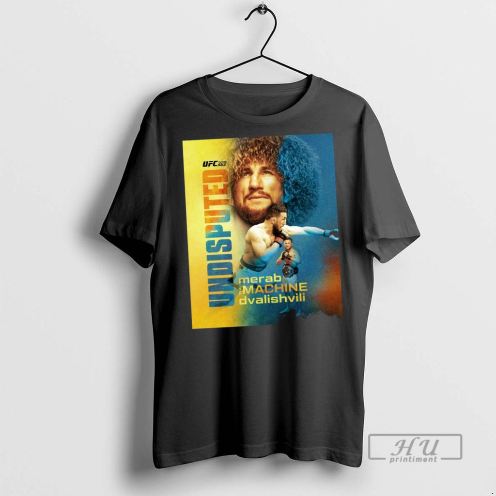 Officials Ufc 320 Merab Dvalishvili The Machine Ufc Bantamweight Champion Undisputed T Shirt