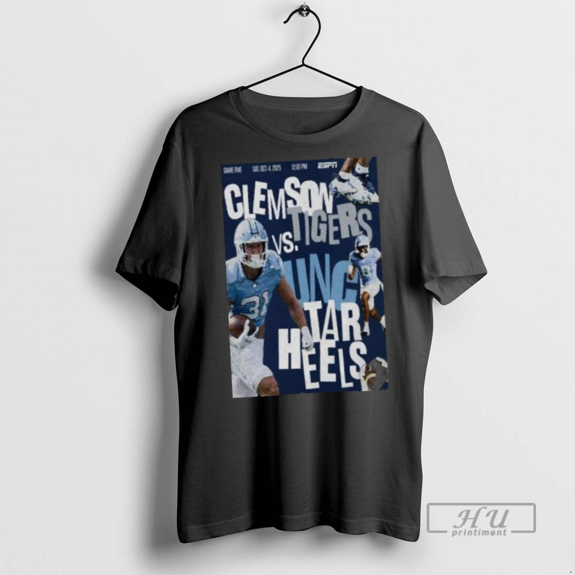 Officials Unc Tar Heels Clemson Vs Tigers Oct 4 2025 Long Sleve T Shirt