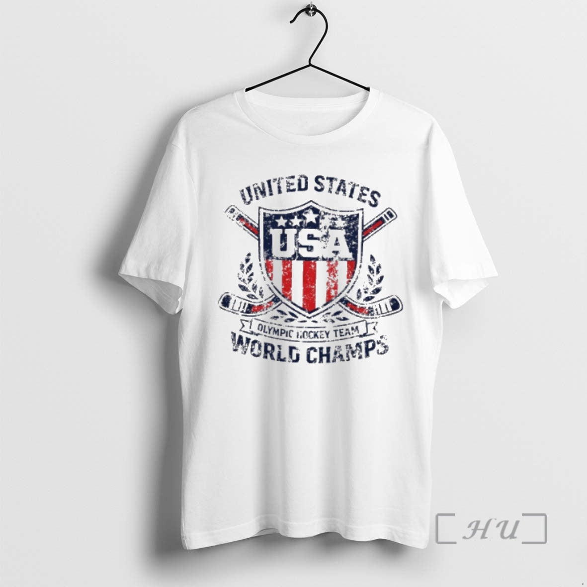 Officials Usa Olympic Hockey Team World Champs Logo