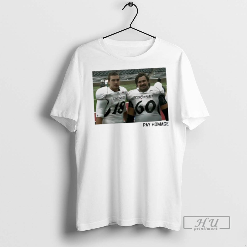 Officials Uc Bearcats Kelce Brothers Pay Homage Graphic T Shirt