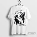 Officials United States Of Israel Red T Shirt