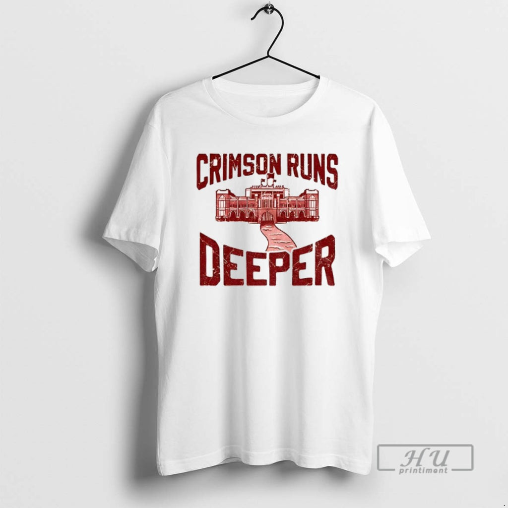 Officials University Of Alabamas Crimson Tide Crimson Runs Deeper T Shirt