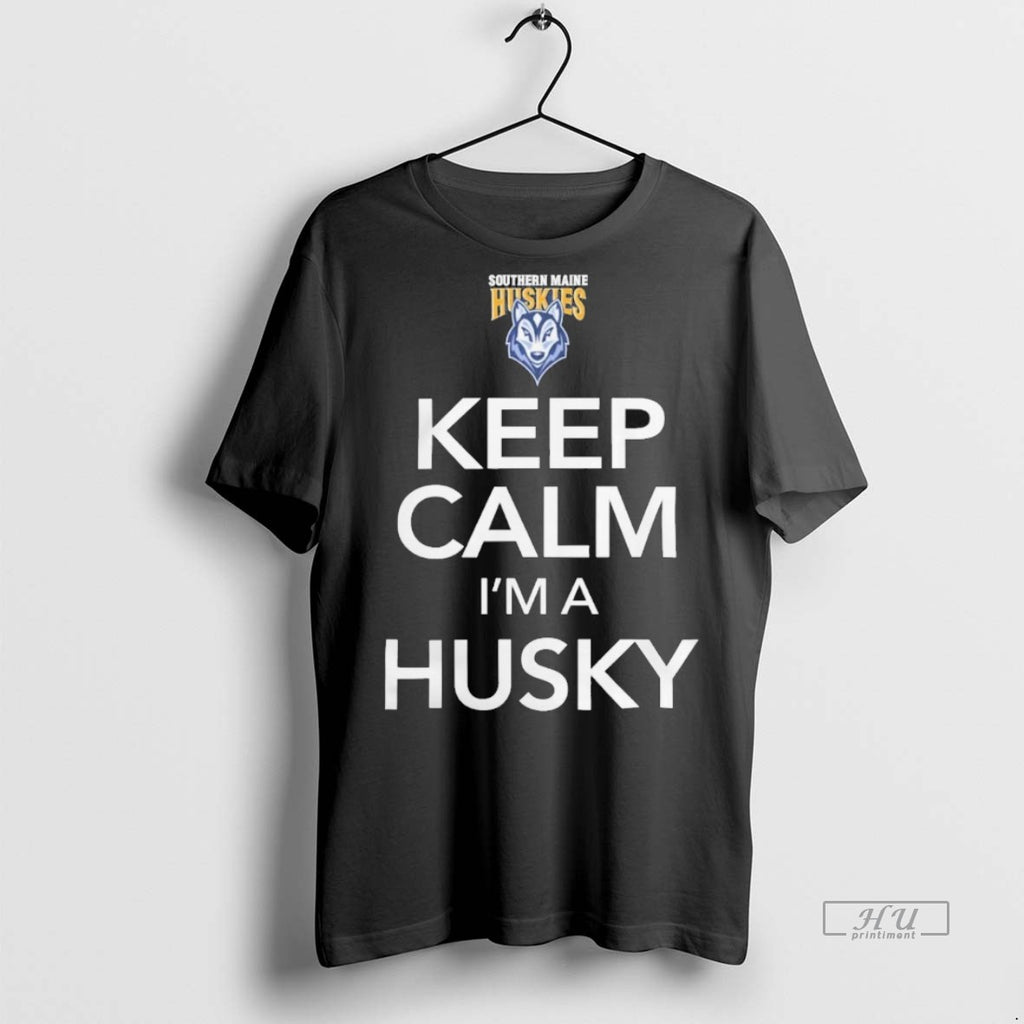 Officials University Of Southern Maine Huskies Keep Calm Tee Shirt Sweater