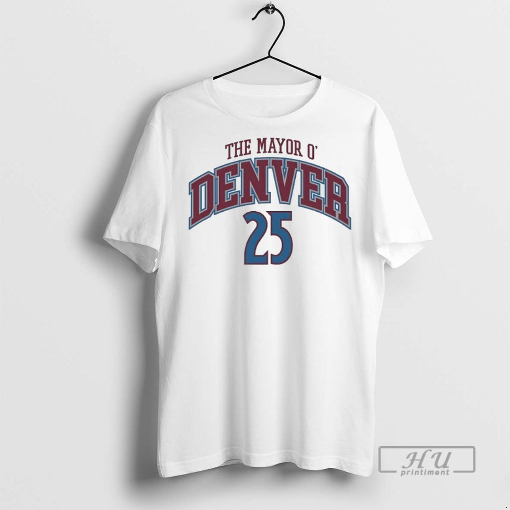 Officials Valeri Nichushkin The Mayor Odenver Colorado Avalanche T Shirt
