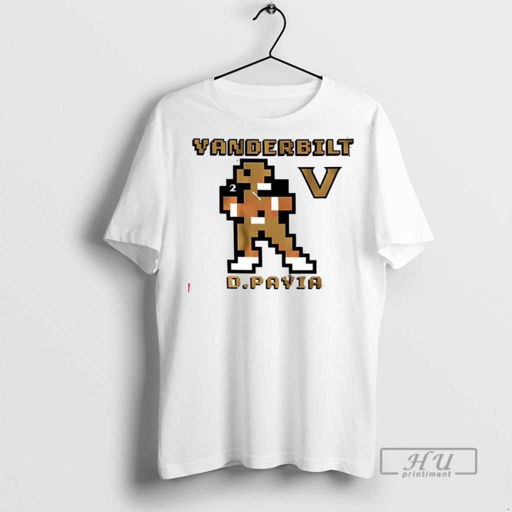 Officials Vanderbilt Football Diego Pavia Retro Baller Video Games T Shirt Sweatshirt Hoodies