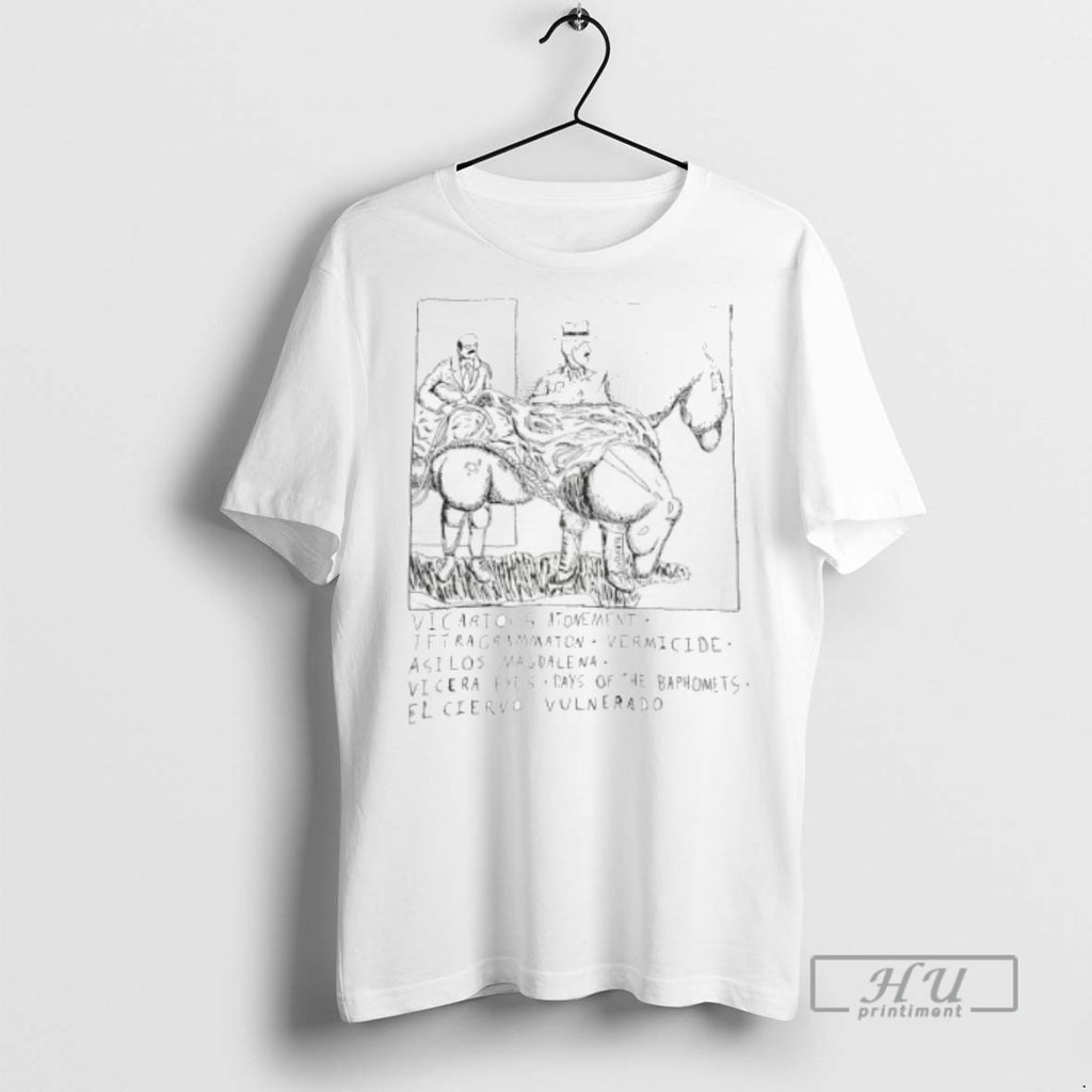 Officials Vicarious Atonement Tetragrammaton Vermicide Asilos Magdalena T Shirt