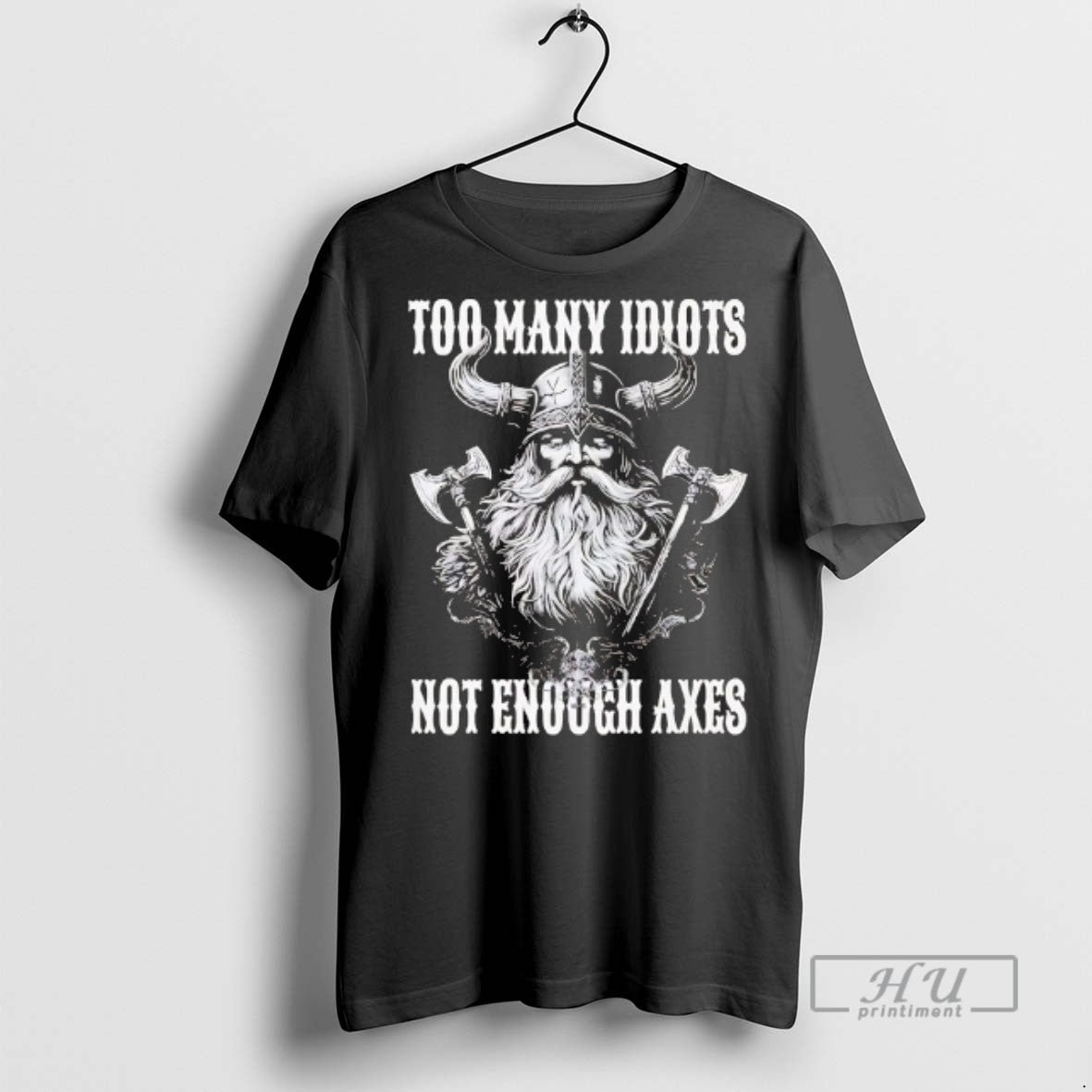 Officials Vikings Too Many Idiots Not Enough Axes T Shirts