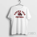 Officials Virginia Tech Hokies Custom Name And Number 2 Sided T Shirts