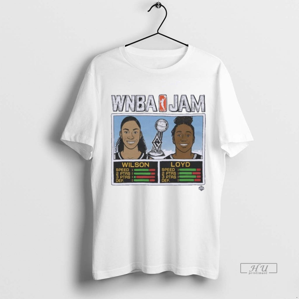 Officials Wnba Jam Aces 2025 Champs Wilson And Loyd Tee Shirt Sweater