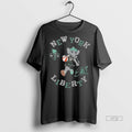 Officials Wnba New York Liberty Stadium Essentials Black Mascot Numero Uno 2025 Tee Shirt Sweater