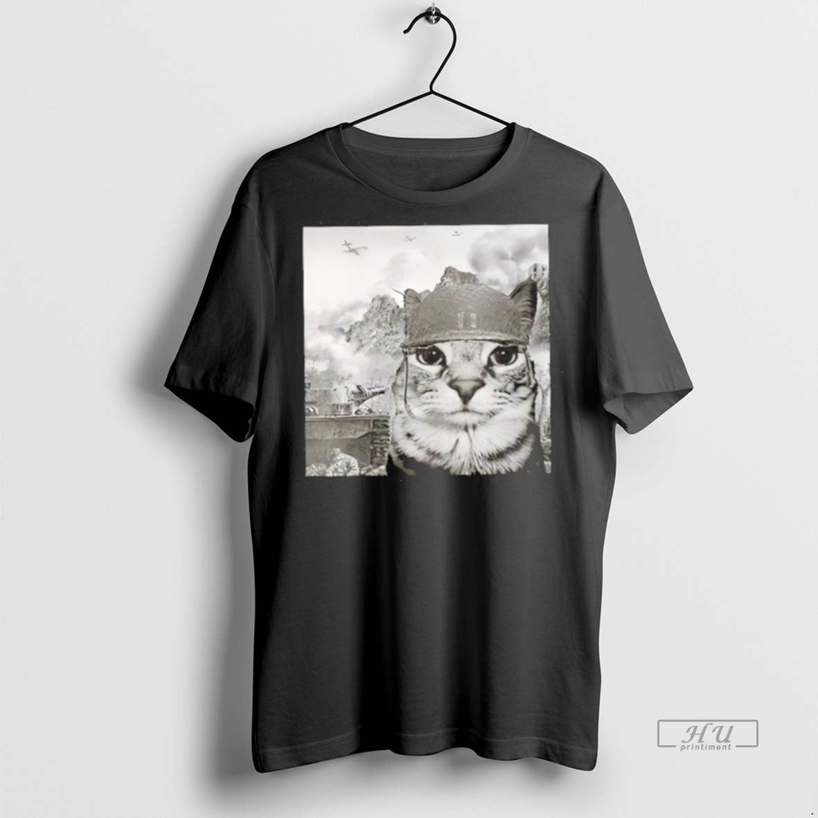 Officials War Cat In The Battlefield Tee Shirt Sweater