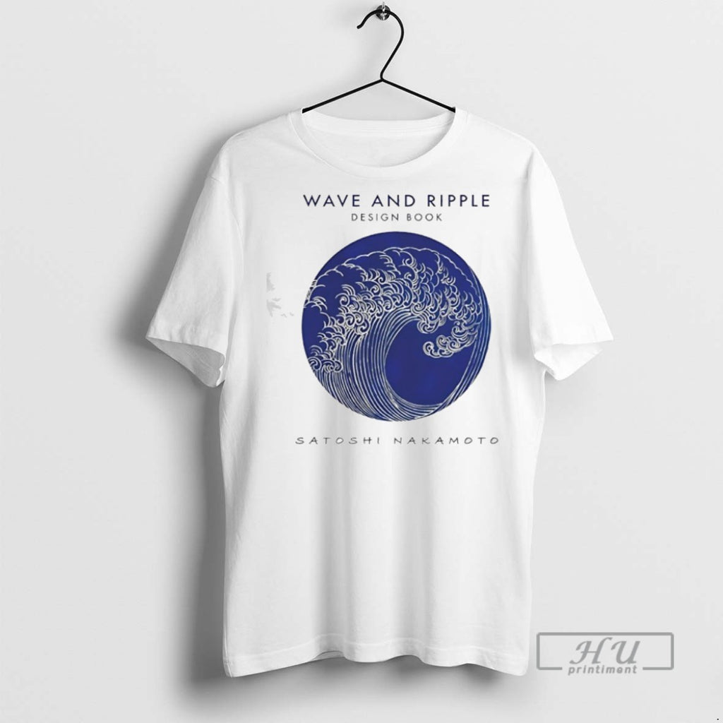 Officials Wave And Ripple Design Book Satoshi Nakamoto T Shirt Sweatshirt Hoodies
