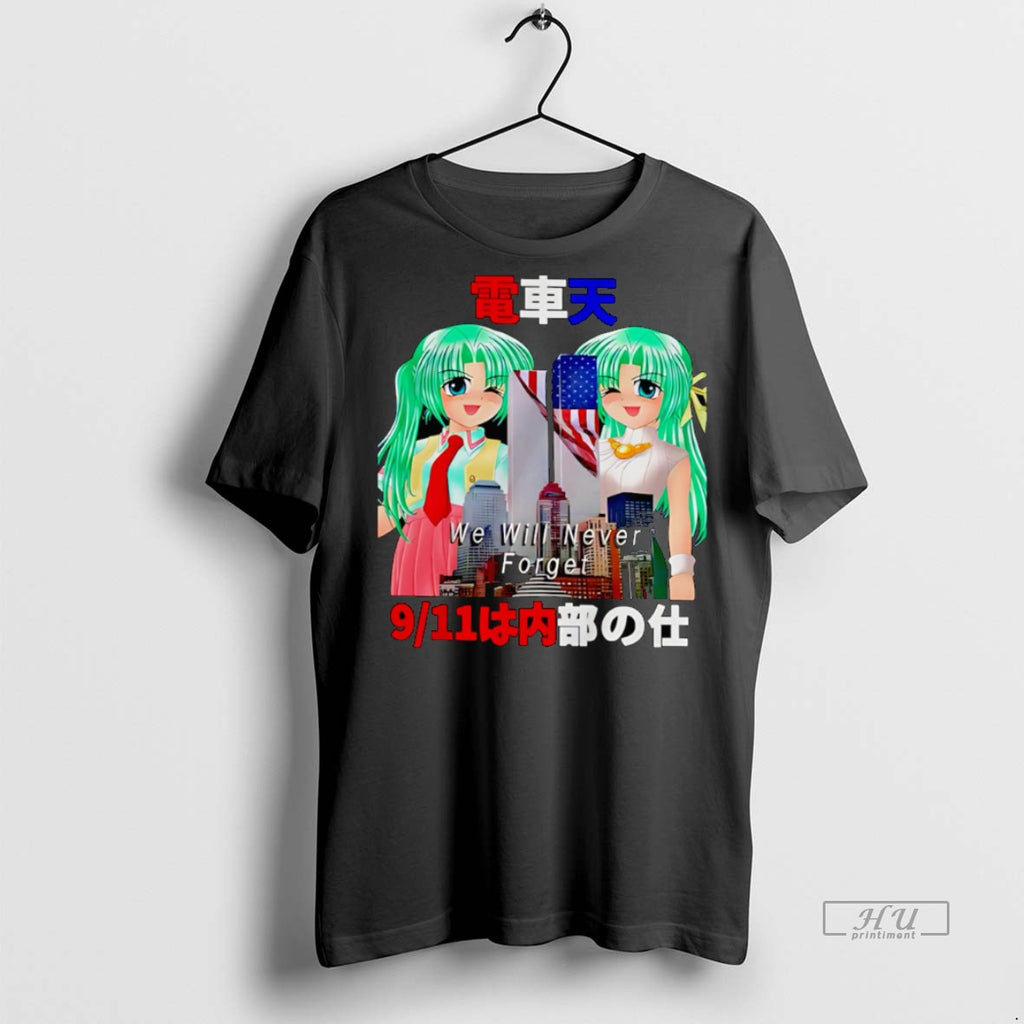 Officials We Will Never Forget 9 11 Anime Girl Tee Sweater