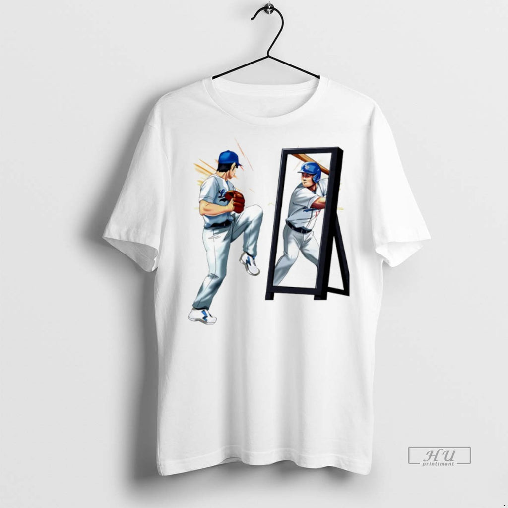 Officials Welcome To The Show Los Angeles Dodgers Baseball Shohei Ohtani Mirror T Shirt Sweater