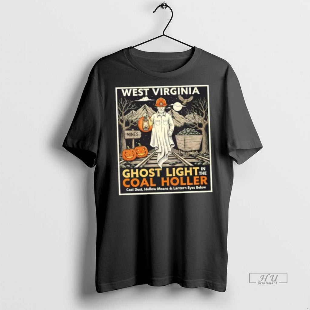 Officials West Virginia Ghost Light In The Coal Holler Halloween Tee Shirt Sweater