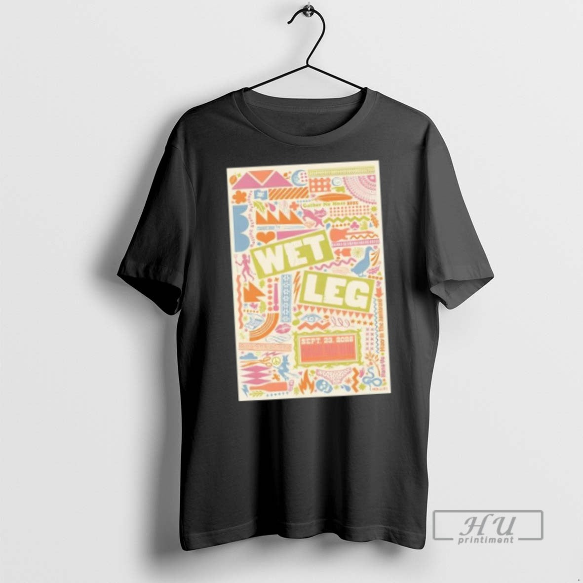 Officials Wet Leg Sep 23th 2025 Marathon Music Works Nashville Tennessee T Shirt